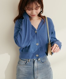 キラキラビジューカーディガン