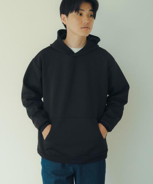 ITEMS URBANRESEARCH(アイテムズ アーバンリサーチ)の「TRストレッチダンボール プルオーバーパーカー(パーカー・メンズ・グレー系その他/ブルー/グレー/ブラック・LARGE/MEDIUM)」の5枚目の写真