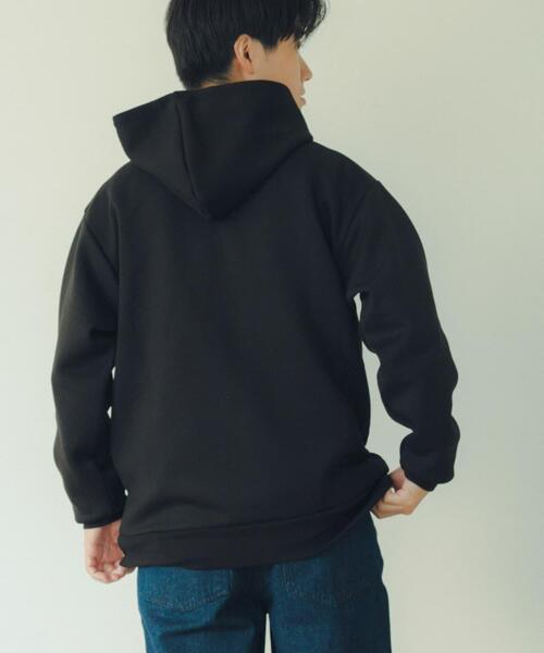 ITEMS URBANRESEARCH(アイテムズ アーバンリサーチ)の「TRストレッチダンボール プルオーバーパーカー(パーカー・メンズ・グレー系その他/ブルー/グレー/ブラック・LARGE/MEDIUM)」の6枚目の写真