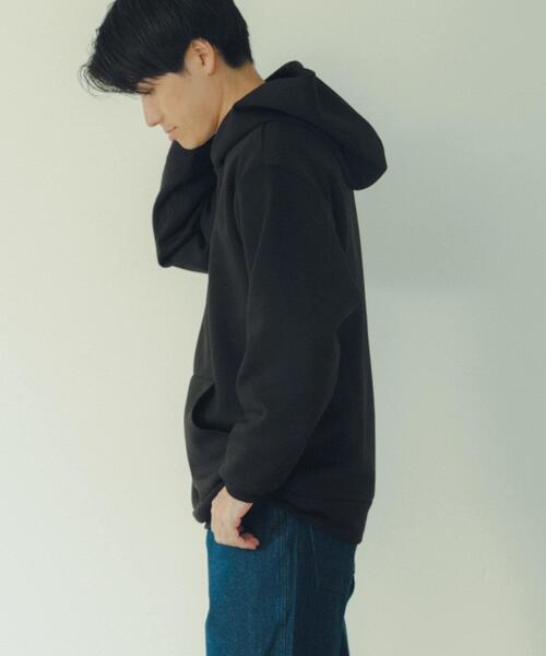 ITEMS URBANRESEARCH(アイテムズ アーバンリサーチ)の「TRストレッチダンボール プルオーバーパーカー(パーカー・メンズ・グレー系その他/ブルー/グレー/ブラック・LARGE/MEDIUM)」の7枚目の写真