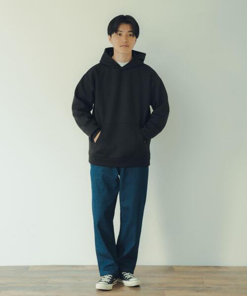 ITEMS URBANRESEARCH(アイテムズ アーバンリサーチ)の「TRストレッチダンボール プルオーバーパーカー(パーカー・メンズ・グレー系その他/ブルー/グレー/ブラック・LARGE/MEDIUM)」の8枚目の写真