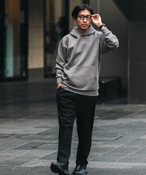 ITEMS URBANRESEARCH(アイテムズ アーバンリサーチ)の「TRストレッチダンボール プルオーバーパーカー(パーカー・メンズ・グレー系その他/ブルー/グレー/ブラック・LARGE/MEDIUM)」の13枚目の写真