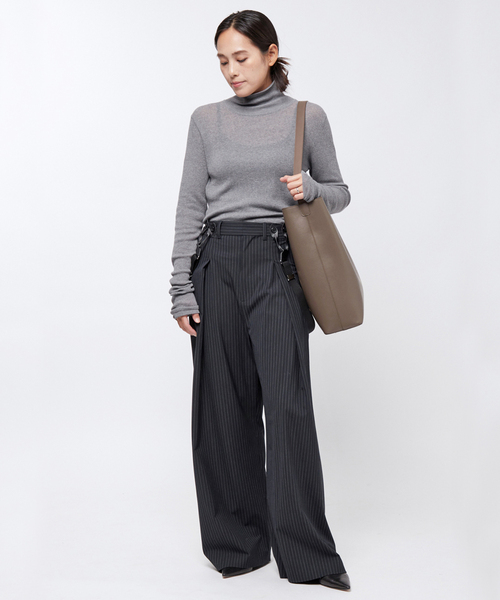 PROVOKE （プロヴォーク）の「【PROVOKE/プロヴォーク】dad suspenders pants（スラックス・レディース・ライトグレー/ネイビー・38/36）」の21枚目の写真