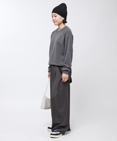 PROVOKE （プロヴォーク）の「【PROVOKE/プロヴォーク】dad suspenders pants（スラックス・レディース・ライトグレー/ネイビー・38/36）」の5枚目の写真