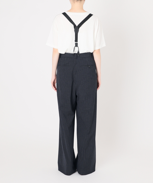 PROVOKE （プロヴォーク）の「【PROVOKE/プロヴォーク】dad suspenders pants（スラックス・レディース・ライトグレー/ネイビー・38/36）」の11枚目の写真