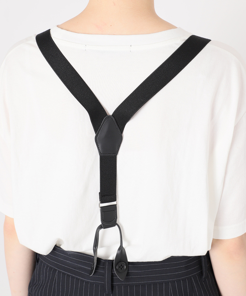 PROVOKE （プロヴォーク）の「【PROVOKE/プロヴォーク】dad suspenders pants（スラックス・レディース・ライトグレー/ネイビー・38/36）」の14枚目の写真