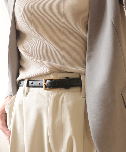 セール】【牛革】【サイズ調整可能】細めきちんと見える