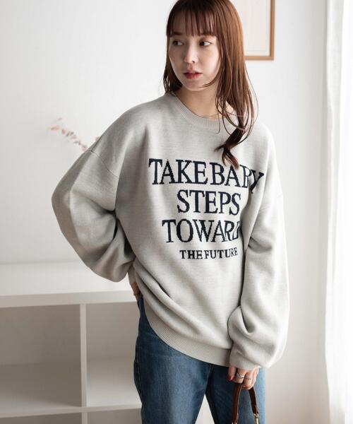 WEGO（ウィゴー）の「WEGO/ジャガードニットビッグプルオーバー（ニット/セーター・レディース・ブラック/ライトグレー/アイボリー/ネイビー・FREE）」の20枚目の写真