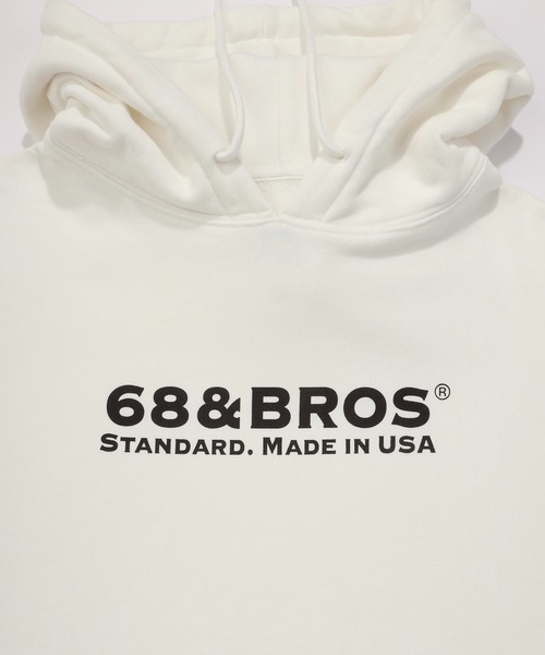 68&brothers(シックスティエイトアンドブラザーズ)の「68&BROTHERS シックスティーエイトアンドブラザーズ / "STANDARD" Hooded Sweat(パーカー・メンズ・ブラック/オフホワイト/グレー/アイボリー・X-LARGE/LARGE)」の6枚目の写真