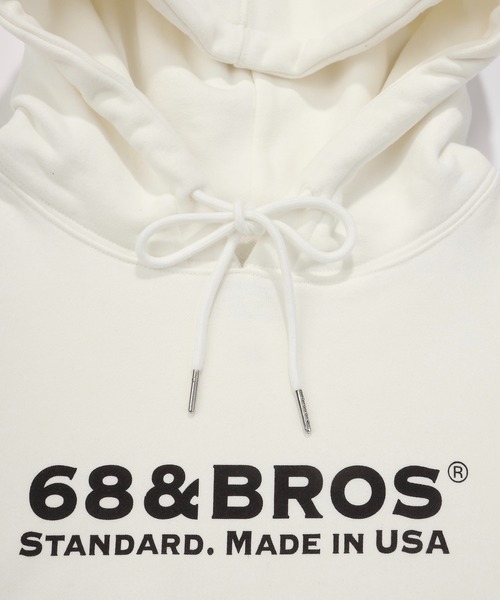 68&brothers(シックスティエイトアンドブラザーズ)の「68&BROTHERS シックスティーエイトアンドブラザーズ / "STANDARD" Hooded Sweat(パーカー・メンズ・ブラック/オフホワイト/グレー/アイボリー・X-LARGE/LARGE)」の7枚目の写真
