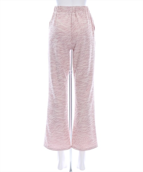 clear（クリア）の「ストレッチツイードフレアパンツ[低身長用サイズ有]≪2024SS≫（その他パンツ・レディース・ベージュ/ブラック/ピンク/グリーン・F/XS）」の9枚目の写真