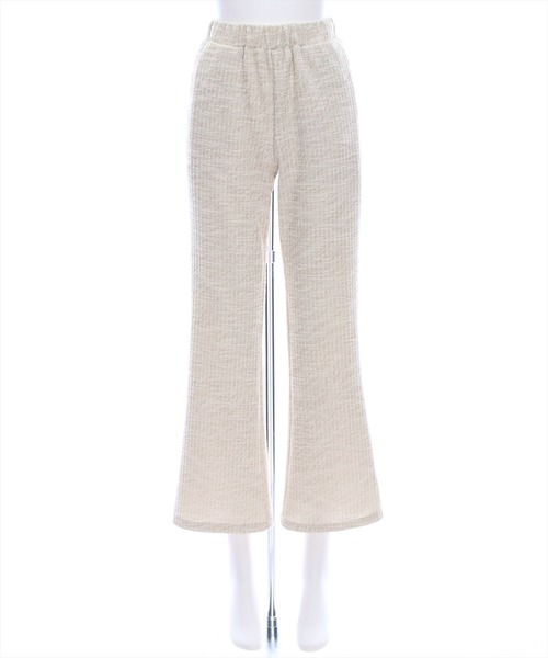 clear（クリア）の「ストレッチツイードフレアパンツ[低身長用サイズ有]≪2024SS≫（その他パンツ・レディース・ベージュ/ブラック/ピンク/グリーン・F/XS）」の13枚目の写真