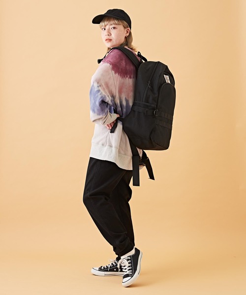 CUBE SUGAR(キューブシュガー)の「ワッペン付バックパック(バックパック/リュック・レディース・ブラック/ベージュ・M)」の11枚目の写真