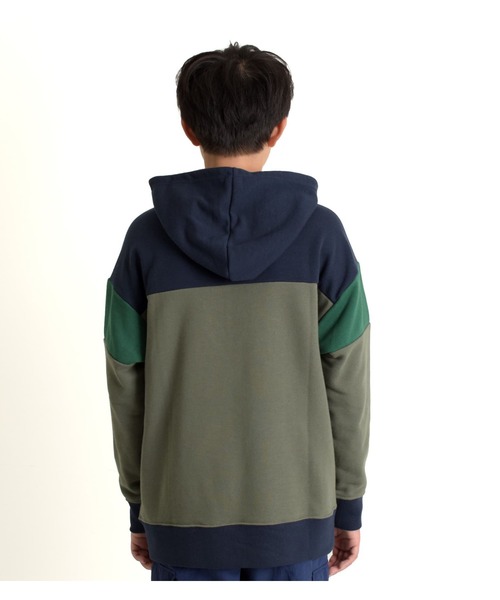 PEN FIELD（ペンフィールド）の「【Penfield】TC裏毛・カラーブロックパーカー（その他トップス・キッズ・カーキ/ベージュ/オートミール・150cm/160cm/170cm/140cm）」の10枚目の写真