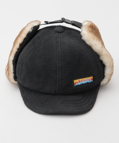 GERRY（ジェリー）の「フリース ショートブリム イヤーフラップ フライトキャップ（キャップ・メンズ・カーキ/ブラック・FREE）」の19枚目の写真