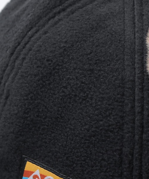 GERRY（ジェリー）の「フリース ショートブリム イヤーフラップ フライトキャップ（キャップ・メンズ・カーキ/ブラック・FREE）」の8枚目の写真