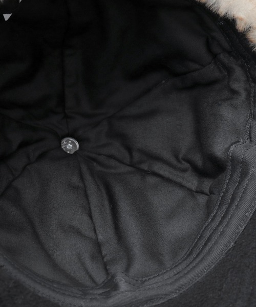 GERRY（ジェリー）の「フリース ショートブリム イヤーフラップ フライトキャップ（キャップ・メンズ・カーキ/ブラック・FREE）」の11枚目の写真