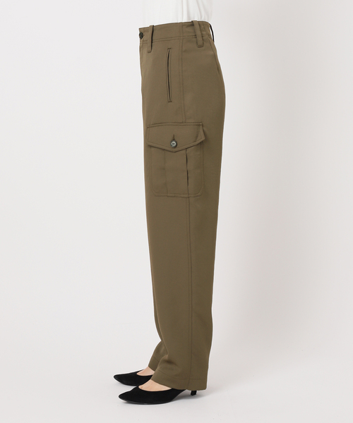 JOURNAL STANDARD(ジャーナルスタンダード)の「ストレッチサテンミリタリーパンツ(カーゴパンツ・レディース・アイボリー/カーキ・36/38)」の20枚目の写真