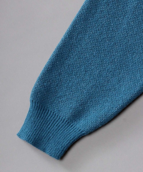 SITRY(シトリー)の「classic flower Jacquard Knit Sweater/クラシック フラワー ジャガード ニット セーター(ニット/セーター・メンズ・ホワイト/グレイッシュブルー/ブラック・L/M)」の7枚目の写真