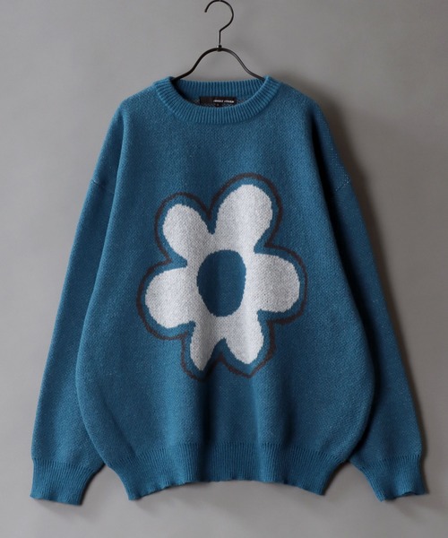 SITRY（シトリー）の「classic flower Jacquard Knit Sweater 
