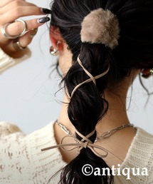 antiqua（アンティカ）の「ファーポニーホック（その他ヘアアクセサリー）」