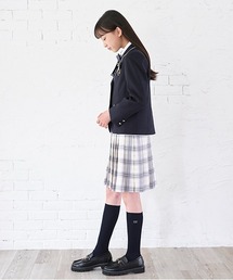 メゾピアノ グレー ブレザー スカート　スーツ　Lサイズ160 mezzo piano Junior（メゾピアノジュニア）の「ウールサキソニー