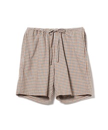 ts(s) | ts(s) / Gingham Plaid Cotton Polyester Stretch Cloth Drawstring Shorts (その他パンツ)