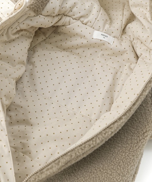 n.o.u.s（ノウズ）の「n.o.u.s クマ着ぐるみジャンプスーツ（おくるみ・キッズ・クリーム/ベージュ・70cm/80ｃｍ）」の16枚目の写真