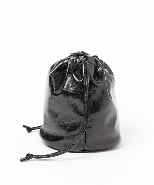 LEPSIM（レプシィム）の「メタリックミニ巾着バッグ　987073（ショルダーバッグ・レディース・シルバー/ブルー/ブラック・ONE SIZE）」の6枚目の写真