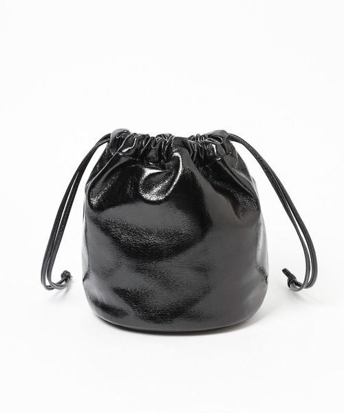 LEPSIM（レプシィム）の「メタリックミニ巾着バッグ　987073（ショルダーバッグ・レディース・シルバー/ブルー/ブラック・ONE SIZE）」の7枚目の写真