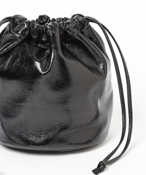 LEPSIM（レプシィム）の「メタリックミニ巾着バッグ　987073（ショルダーバッグ・レディース・シルバー/ブルー/ブラック・ONE SIZE）」の9枚目の写真