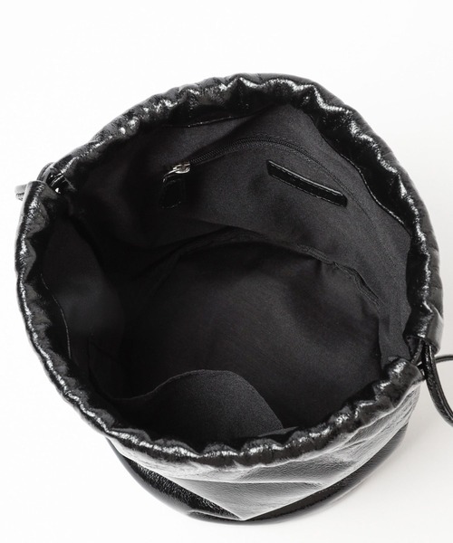 LEPSIM（レプシィム）の「メタリックミニ巾着バッグ　987073（ショルダーバッグ・レディース・シルバー/ブルー/ブラック・ONE SIZE）」の17枚目の写真