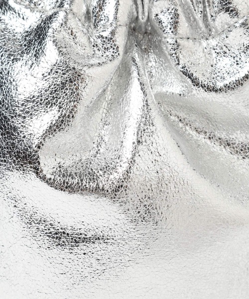 LEPSIM（レプシィム）の「メタリックミニ巾着バッグ　987073（ショルダーバッグ・レディース・シルバー/ブルー/ブラック・ONE SIZE）」の21枚目の写真