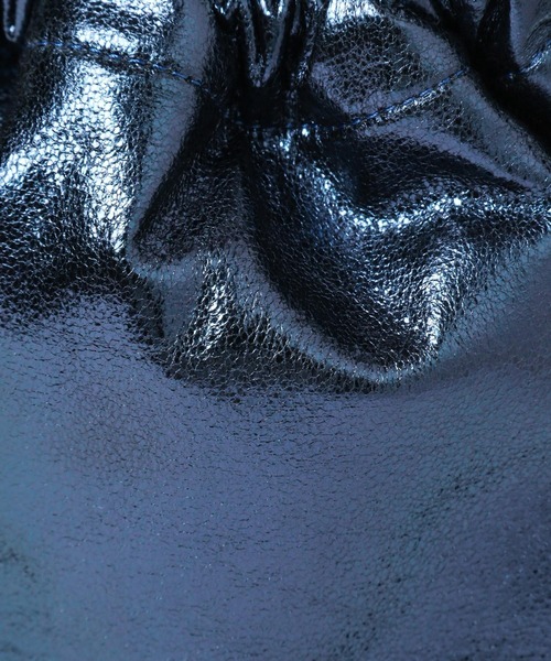 LEPSIM（レプシィム）の「メタリックミニ巾着バッグ　987073（ショルダーバッグ・レディース・シルバー/ブルー/ブラック・ONE SIZE）」の22枚目の写真