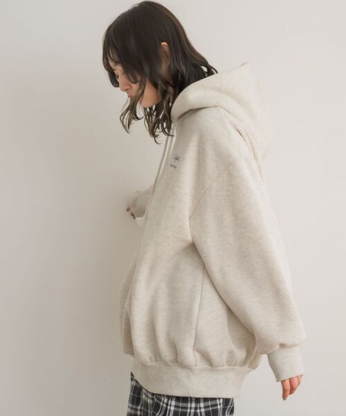 RETRO GIRL（レトロガール）の「フーディーBIGトレーナー（パーカー・レディース・ダークグレー/ブラック/ホワイト系その他・FREE）」の8枚目の写真