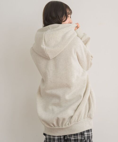 RETRO GIRL（レトロガール）の「フーディーBIGトレーナー（パーカー・レディース・ダークグレー/ブラック/ホワイト系その他・FREE）」の10枚目の写真