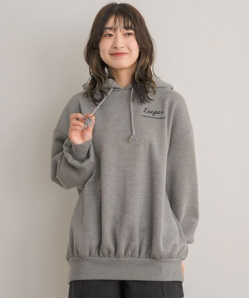 RETRO GIRL（レトロガール）の「フーディーBIGトレーナー（パーカー・レディース・ダークグレー/ブラック/ホワイト系その他・FREE）」の16枚目の写真