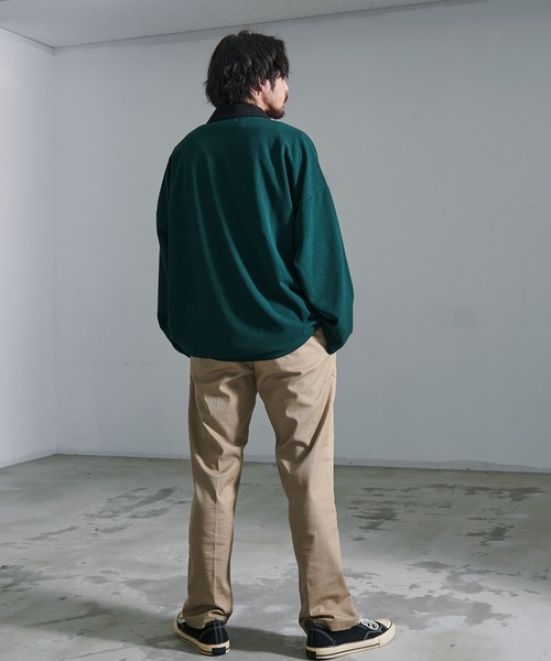 SILVER BULLET(シルバーバレット)の「『CavariA/キャバリア』ハーフZIP長袖カットソー(Tシャツ/カットソー・メンズ・オレンジ/グレー/グリーン・M/L)」の13枚目の写真