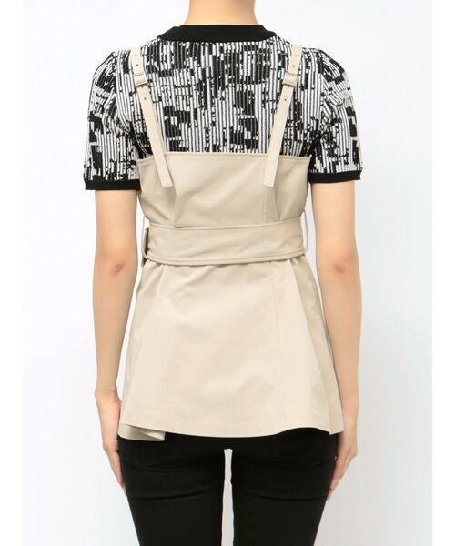 MURUA(ムルーア)の「デザインビスチェトップス(シャツ/ブラウス・レディース・ベージュ/ブルー/ブラック・FREE)」の18枚目の写真