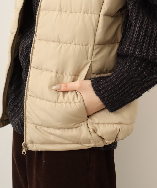 IENA ベージュ ダウンベスト ノーカラー 51Ezoqtb94L._UY1000_.jpg