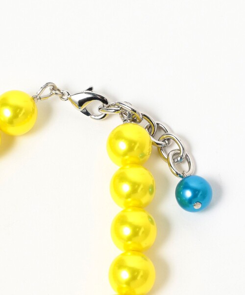 Ray BEAMS(レイビームス)の「Ray BEAMS / バイカラー パール ブレスレット(ブレスレット・レディース・ラベンダー/イエロー・ONE SIZE)」の8枚目の写真