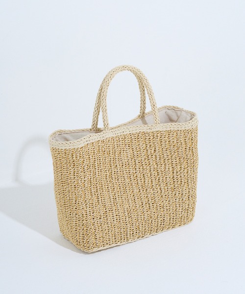 LAVEANGE（ラビアンジェ）の「ラメかごバッグ（かごバッグ・レディース・ゴールド/シルバー・F）」の14枚目の写真