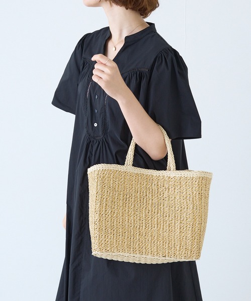 LAVEANGE（ラビアンジェ）の「ラメかごバッグ（かごバッグ・レディース・ゴールド/シルバー・F）」の20枚目の写真