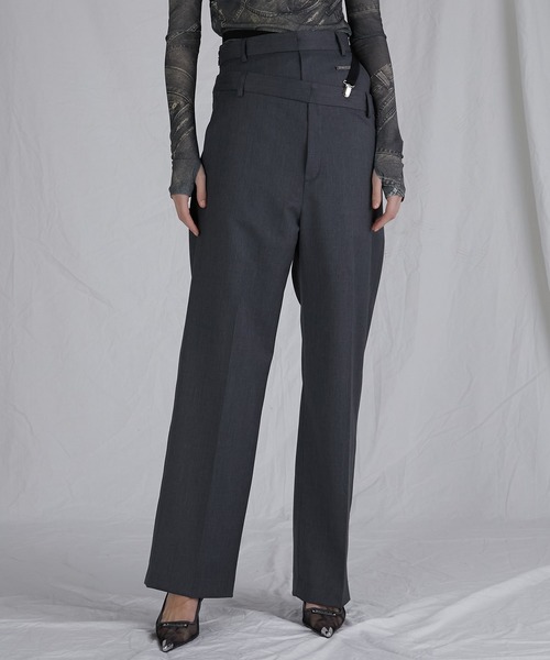 PRANK PROJECT（プランクプロジェクト）の「ディフォームパンツ / Deform Pants（その他パンツ・レディース・グレー/ブラック/グレイッシュベージュ・36/38）」の3枚目の写真