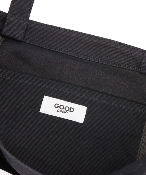 Mac-House(マックハウス)の「GOOD CREW ロゴプリントツイルトートバッグ(トートバッグ・レディース・イエロー/ブルー/ベージュ/ブラウン/ブラック/グリーン・フリー)」の9枚目の写真