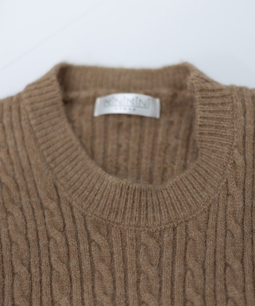 Miniministore（ミニミニストア）の「ニットカーディガン タンクトップ セット（ニット/セーター・レディース・モカ/ダークグレー/アイボリー/ブラック・フリー）」の17枚目の写真