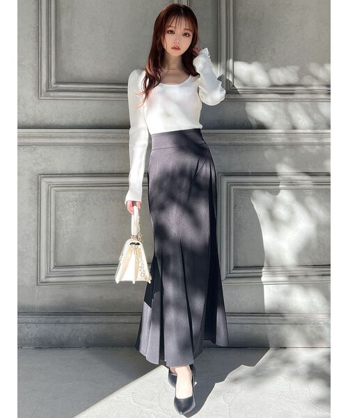 RESEXXY（リゼクシー）の「タックマーメイドスカート（スカート・レディース・イエロー/ブラック/アイボリー・FREE）」の11枚目の写真