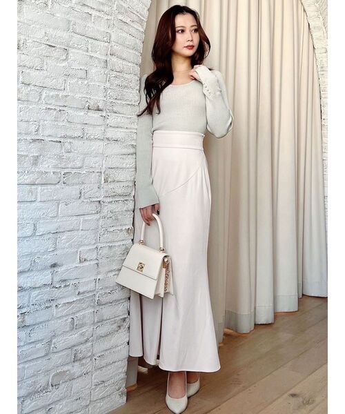 RESEXXY（リゼクシー）の「タックマーメイドスカート（スカート・レディース・イエロー/ブラック/アイボリー・FREE）」の17枚目の写真