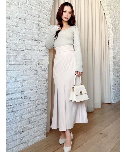 RESEXXY（リゼクシー）の「タックマーメイドスカート（スカート・レディース・イエロー/ブラック/アイボリー・FREE）」の20枚目の写真