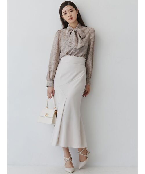 RESEXXY（リゼクシー）の「タックマーメイドスカート（スカート・レディース・イエロー/ブラック/アイボリー・FREE）」の21枚目の写真